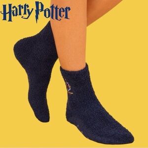 Harry Potter Navy Fuzzy Socks